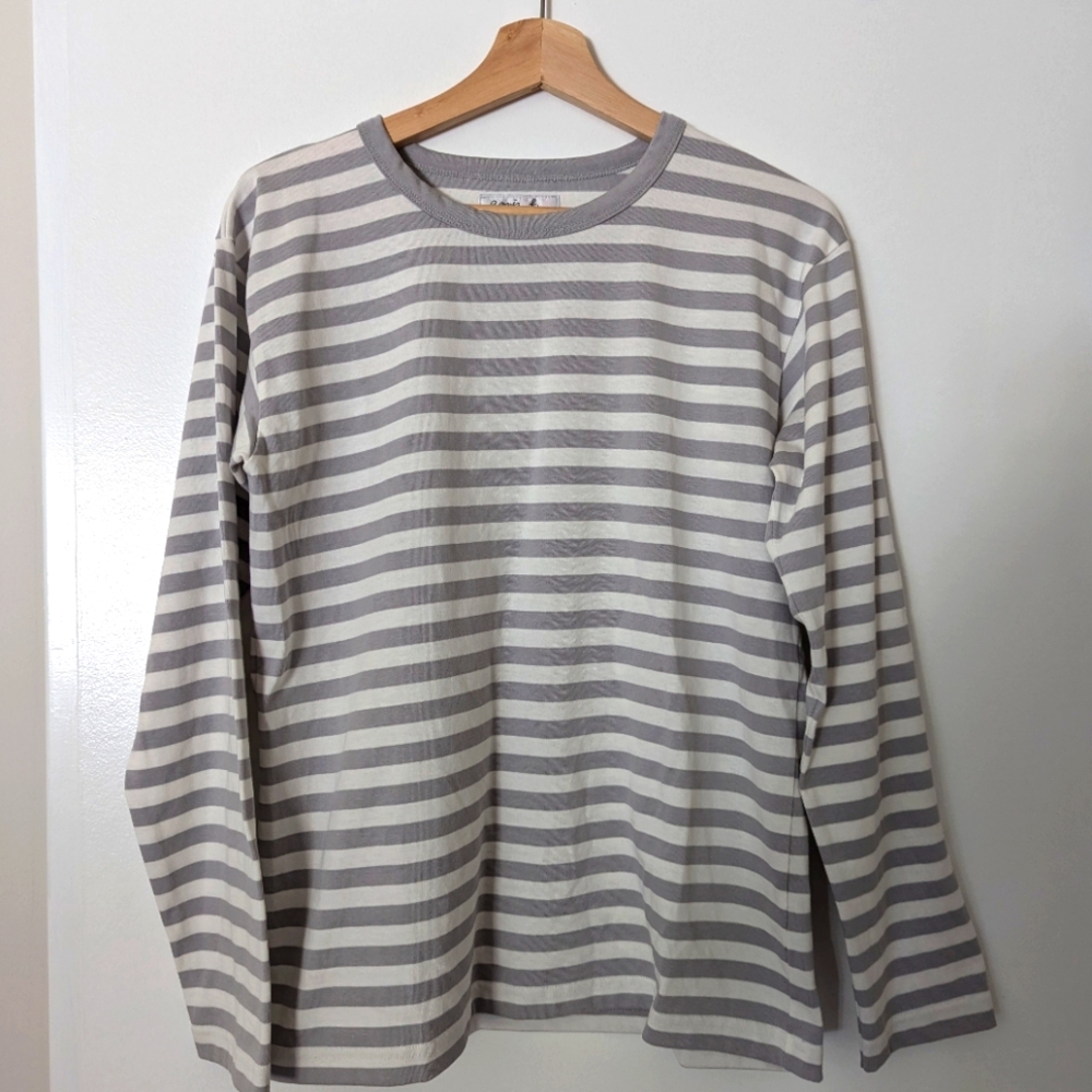 Agnès B. Stripped Long Shirt | Size 2 | NWOT